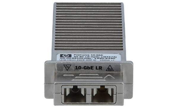 HPE - J8437A - ProCurve 10-GBE X2-SC LR OPTIC - Interruttore - Vetroresina (lwl) 10 Gbps - 1-port - Modulo plug-in