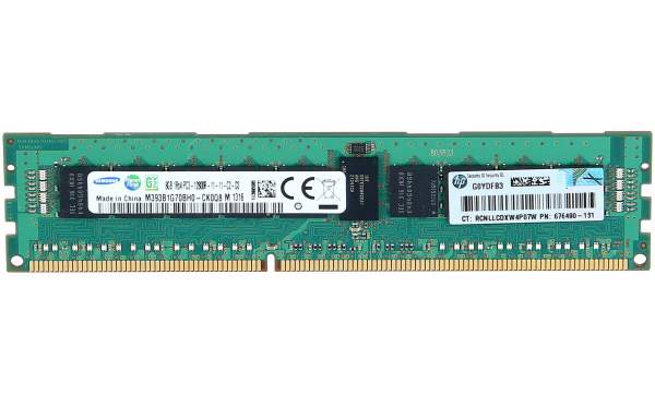 HPE - 676333-B21 - 8GB 1Rx4 PC3-12800R-11 Kit