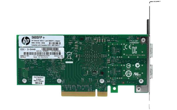 HP - 669279-001 - Ethernet 10Gb 2 Port 560SFP+ Adapter - Rete di accessori - Ethernet