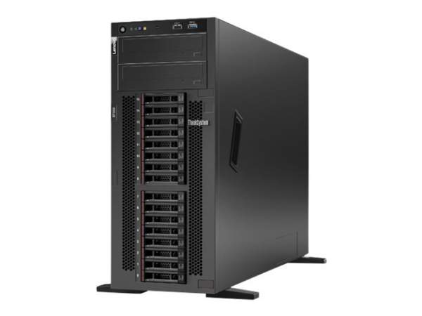 Lenovo - 7X10A0D4EA - ThinkSystem ST550 7X10 - Server - tower - 4U - 2-way - 1 x Xeon Silver 4210R / 2.4 GHz - RAM 16 GB - SAS - hot-swap 2.5" bay(s) - no HDD