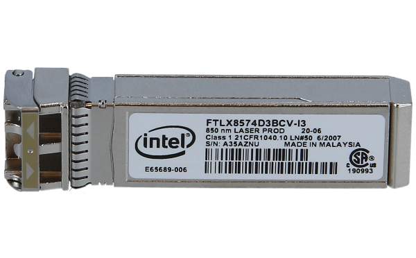 Intel - Ethernet SFP+ SR Optics - SFP+ transceiver module - 10 GigE - 1000Base-SX - 10GBase-SR - 850 nm