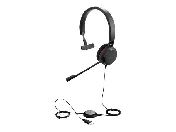 JABRA - 5393-823-309 - Jabra Evolve 30 II MS Mono - Headset - On-Ear