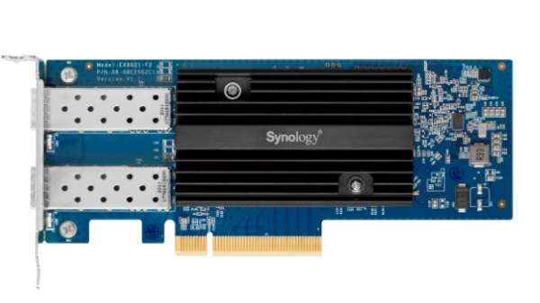 Synology - E10G21-F2 - Network adapter - PCIe 3.0 x8 low profile 10 Gigabit SFP+ x 2