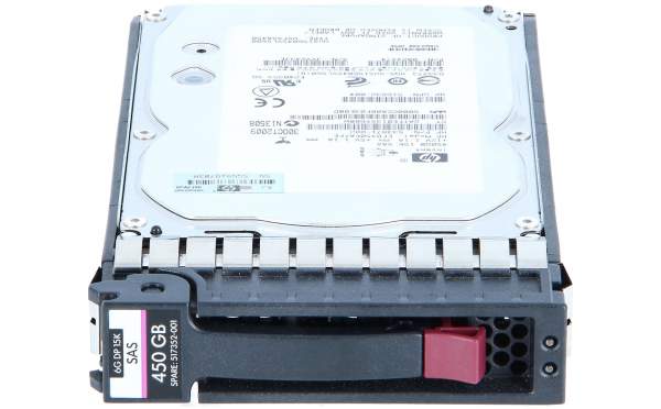 HPE - 516810-002 - 450GB 6G SAS 15K rPm LFF**Refurbished** - Festplatte - Serial Attached SCSI (