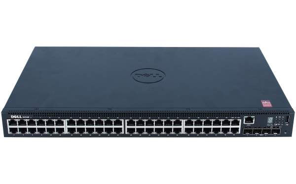 Dell - 210-AEVZ - Networking N1548 - Switch - L2+ - Managed - 48 x 10/100/1000 + 4 x 10 Gigabit SFP+ - front to back airflow - rack-mountable