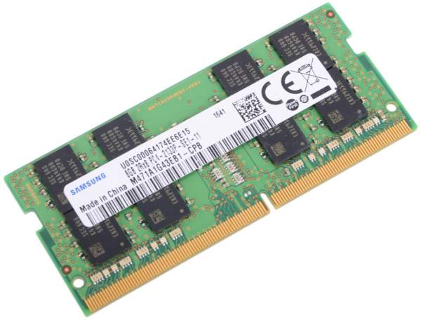 Sasmung - M471A1G43EB1-CPB - DDR4 - module - 8 GB - SO-DIMM 260-pin - 2400 MHz / PC4-19200 - CL17 - 1.2 V - unbuffered - non-ECC