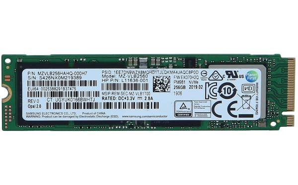 HP - L11636-001 - 256GB M 2 2280 PM981 PCIE GEN - SSD - 256 GB