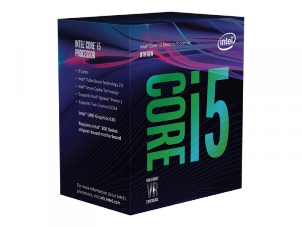 Intel - BX80684I58600K - Intel Core i5 8600K - 3.6 GHz - 6 Kerne - 6 Threads