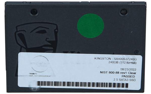 SEAGATE - SA400S37/240G - Seagate Kingston Technology A400 SSD 240GB Serial ATA III