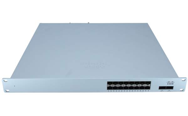 Cisco - MS425-16-HW - Meraki Cloud Managed Ethernet Aggregation Switch MS425-16 - Switch - Managed - 16 x 10 Gigabit SFP+ + 2 x 40 Gigabit QSFP+ (uplink) - front to back airflow - rack-mountable