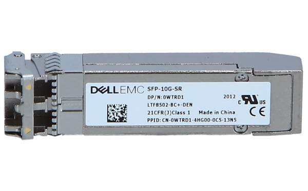 Dell - 407-BBOU - SFP+ transceiver module - 10 GigE - 10GBase-SR - up to 300 m - 850 nm