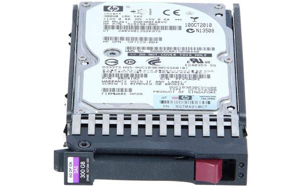 HPE - 619286-001 - M6625 300GB 6G SAS 10K rpm SFF (2.5-inch) Dual Port Hard Drive 300GB SAS Inte