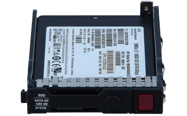 HPE - P40502-B21 - SSD - 480 GB - hot-swap - 2.5" SFF - SATA 6Gb/s - Multi Vendor