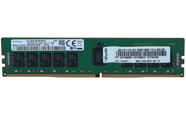 Lenovo - 01DE973 - 16GB TruDDR4 2666 MHz 2Rx8 - 16 GB - DDR4