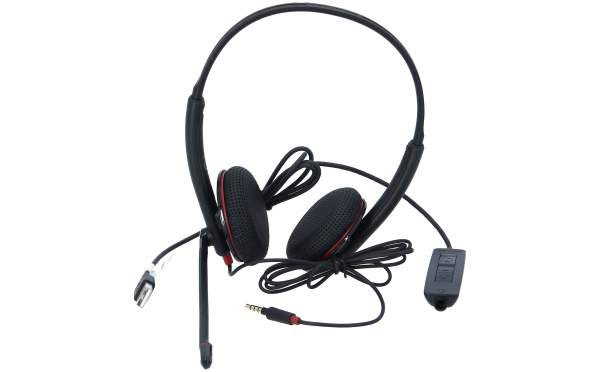 PLANTRONIC - 204446-01 - Blackwire 325.1-M C325.1-M Binaurales Headset wahlw. Klinkenstecker/USB