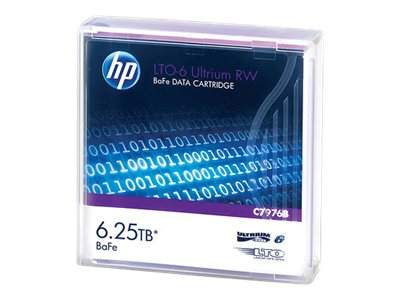 HP - C7976B - HP LTO6 Ultrium 6.25TB BaFe RW Data Tape