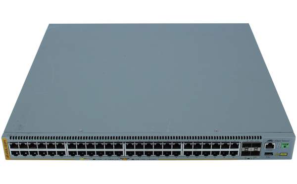 Allied Telesis - AT-X530L-52GPX - Managed - L3 - Gigabit Ethernet (10/100/1000) - Full duplex - Power over Ethernet (PoE) - Rack mounting - 176Gbps - 130.9Mpps - 48x 1G RJ-45 - 4x 10G SFP+ - PoE+ - 1GB DDR3 - 256MB NAND