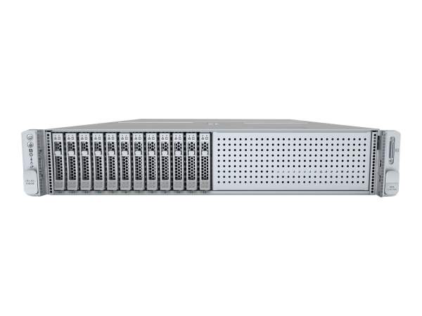 Cisco - UCSC-C240-M6S - SFF Rack Server - Server - rack-mountable - 2U - 2-way - no CPU - RAM 0 GB - SATA/SAS/PCI Express - 12 x hot-swap 2.5" bay(s) - no HDD - G200e - GigE - monitor: none