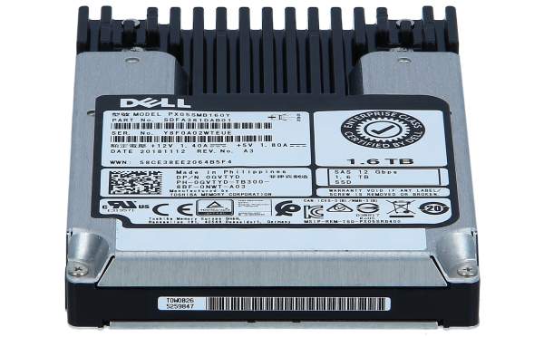 Dell - 0GVTYD - 1600 GB - 2.5" - 1.6 TB - SAS - Disco a stato solido - Serial Attached SCSI (SAS)