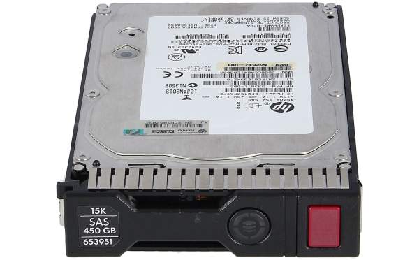 HP - 652615-B21 - HP 450GB 6G SAS 15K 3.5in SC ENT HDD
