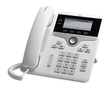 Cisco - CP-7821-W-K9= - IP Phone 7821 - VoIP phone - SIP - SRTP - 2 lines - white
