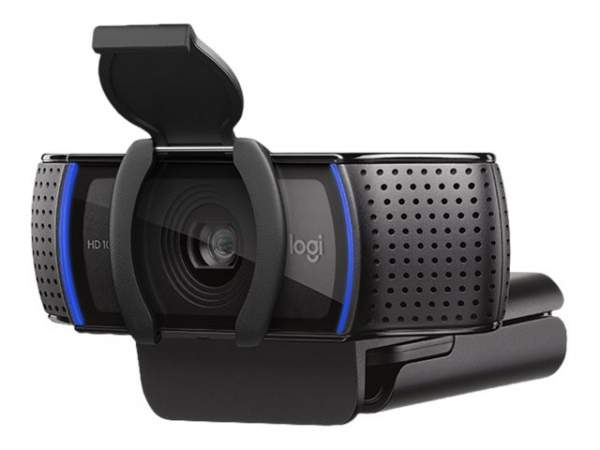Logitech - 960-001252 - HD Pro Webcam C920S - Webcam - colour - 1920 x 1080 - audio - USB