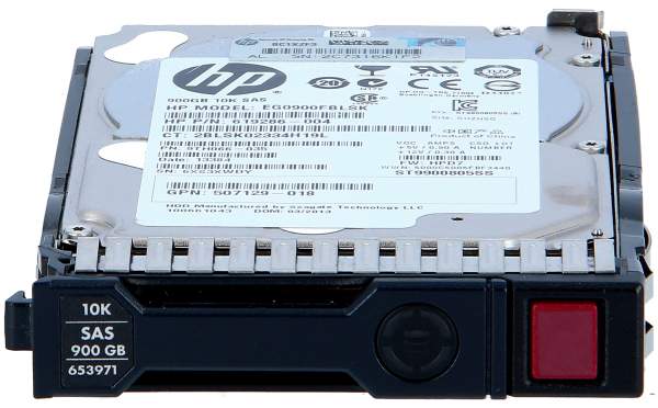 HPE - 653971-001 - 900GB hot-plug dual-port SAS HDD - 2.5" - 900 GB - 10000 Giri/min