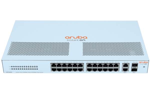 HPE - R8R50A#ABB - Aruba Instant On 1430 26G 2SFP Switch - Switch - unmanaged - 26 x 10/100/1000 + 2