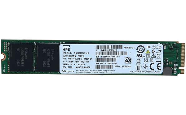 HP - P13688-004 - 480GB NVME PCIE X4 M.2 SSD