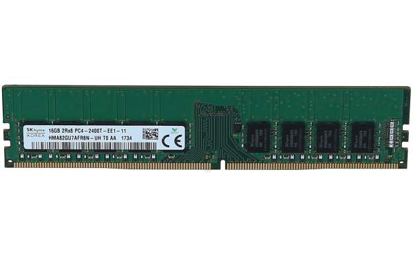 Hynix - HMA82GU7AFR8N-UH - DDR4 - module - 16 GB - DIMM 288-pin - 2400 MHz / PC4-19200 - CL17 - 1.2 V - unbuffered - ECC
