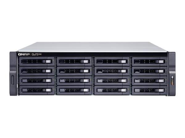 QNAP - TSH1677XURP3700X32G - TS-H1677XU-RP - NAS server - 16 bays - rack-mountable - SATA 6Gb/s - RAID 0 1 5 6 10 50 - JBOD - RAID TP - RAM 32 GB - Gigabit Ethernet / 10 Gigabit Ethernet - iSCSI support - 3U