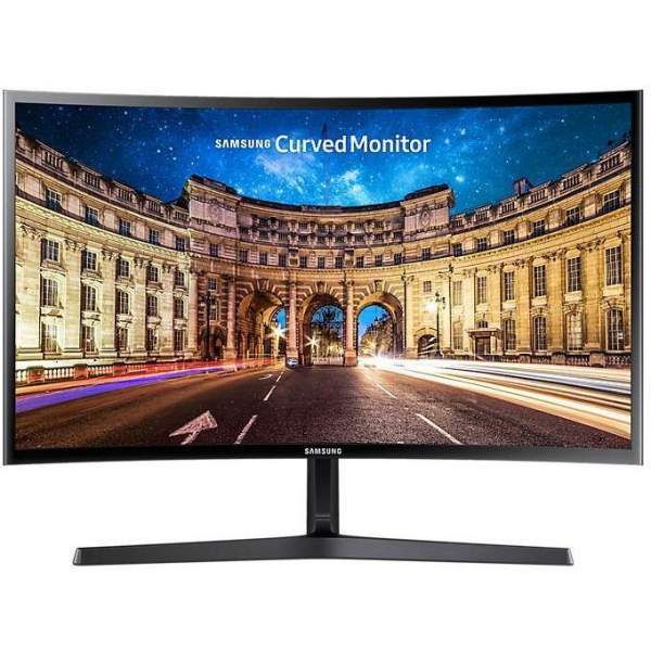 Samsung - LC24F396FHRXEN - C24F396FHR - LED monitor - curved 24" (23.5" viewable) 1920 x 1080 Full HD (1080p) 60 Hz - VA - HDMI - VGA