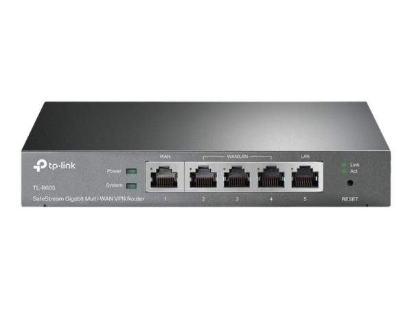 TP-Link - TL-R605 - SafeStream TL-R605 - Router - 4-port switch - GigE