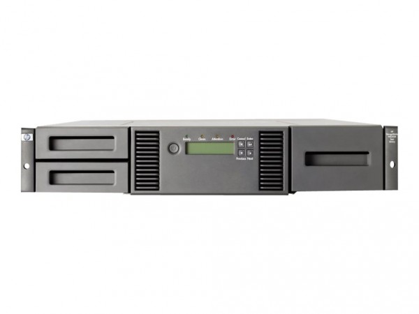 HPE - C0H22A - StoreEver MSL2024 1 LTO-6 Ultrium 6250 FC Tape Library 72000GB 2U Tape-Autoloader
