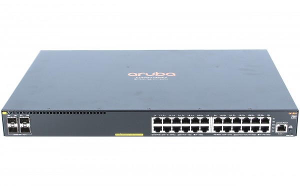 HPE - JL356A - Aruba 2540 24G PoE+ 4SFP+ - Switch - 1.000 Mbps - 24-Port 1 HE - USB Rack-Modul