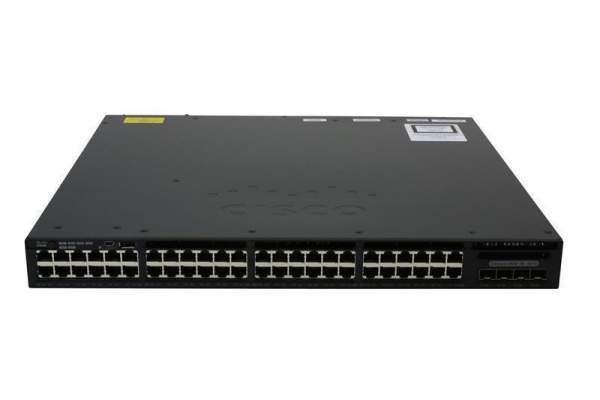 Cisco - WS-C3650-48PQ-S - Cisco Catalyst 3650 48 Port PoE 4x10G Uplink IP Base