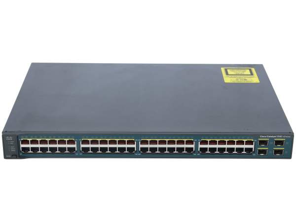 Cisco - WS-C3560V2-48PS-S - 48 Ethernet 10/100 ports + PoE & 4 SFP Gigabit Ethernet ports - Gestito - Full duplex - Supporto Power over Ethernet (PoE)
