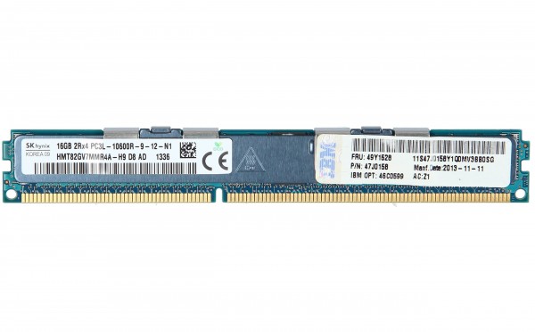 Lenovo - 46C0599 - 16GB PC3-10600 - 16 GB - 1 x 16 GB - DDR3 - 1333 MHz - 240-pin DIMM