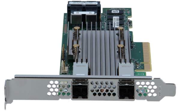 Brocade - 05-50031-00 - MegaRAID 9480-8i8e - Storage controller (RAID) - 16 Channel - SATA 6Gb/s / SAS 12Gb/s / PCIe low profile - 1200 MBps - RAID 0 1 5 6 10 50 JBOD 60 - PCIe 3.1 x8