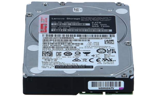 Lenovo - 4XB7A09101 - Storage - Hard drive - 2.4 TB - hot-swap - 2.5" SFF - SAS 12Gb/s - 10000 rpm