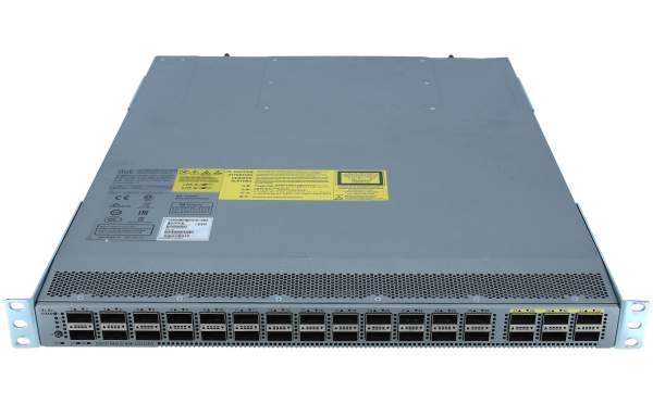 Cisco - N9K-C9332PQ - Nexus 9332PQ - Switch - L3 - Managed - 26 x 40 Gigabit QSFP+ (breakout compatible) + 6 x 40 Gigabit QSFP+ (uplink)