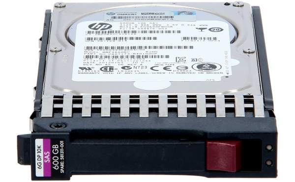 HP - 581286-B21S - 600Gb 6G Sas 10K Rpm Sff 2.5-Inch Dual Port Enterprise 3Yr - Festplatte - Se