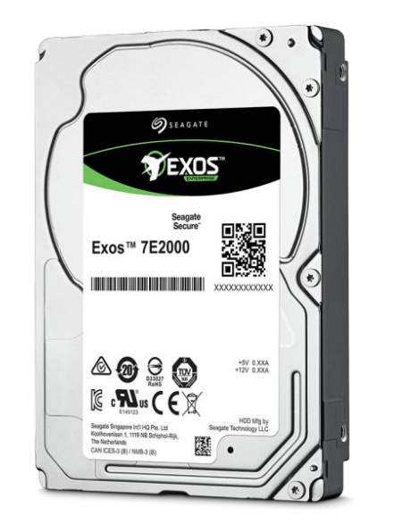 Seagate - ST2000NX0433 - Exos 7E2000 - Hard drive - 2 TB - internal - 2.5" SFF - SAS 12Gb/s - NL - 7200 rpm - buffer: 128 MB
