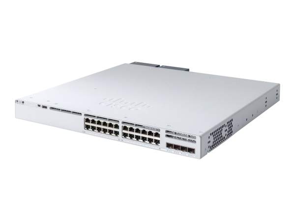 Cisco - C9300L-24UXG-2Q-A - Catalyst 9300L - Network Advantage - switch - L3 - Managed - 16 x 10/100/1000 (UPOE) + 2 x 40Gb Ethernet + 8 x 1/2.5/5/10GBase-T - rack-mountable - UPOE (722 W)