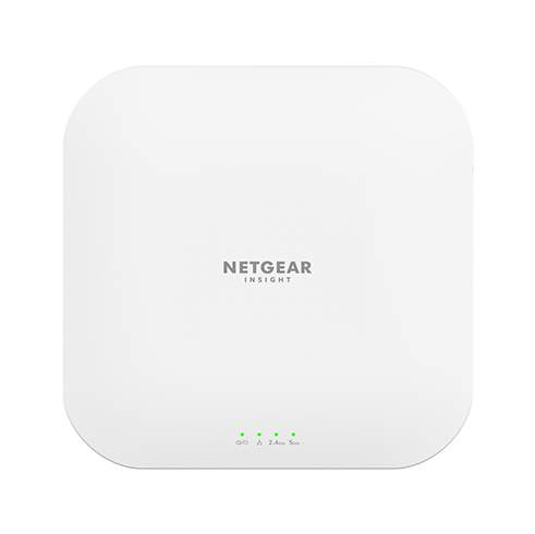 Netgear - WAX620-100EUS - Insight Cloud Managed WiFi 6 AX3600 Dual Band Access Point (WAX620) - 3600 Mbit/s - 1200 Mbit/s - 2400 Mbit/s -