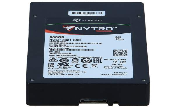 Seagate - XS960SE70004 - Nytro 3331 - SSD - 960 GB - internal - 2.5" - SAS 12Gb/s