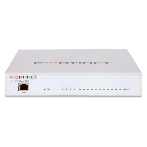 Fortinet - FG-80E-BDL-950-12 - FortiGate-80E Hardware plus 1 Year 24x7 FortiCare and FortiGuard Unified Threat Protection (UTP)