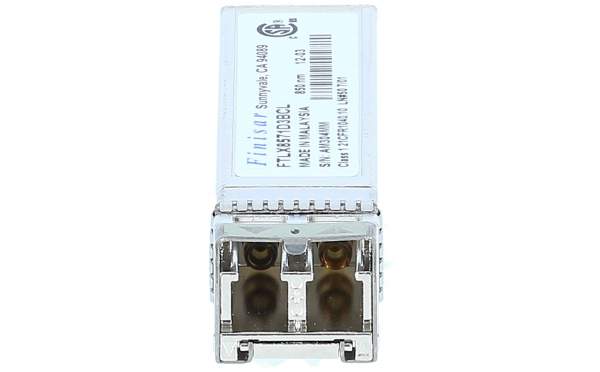 Fujitsu - FTLX8571D3BCL - Finisar 10GBPS SFP+ MODULE - Ricetrasmittente - Vetroresina (lwl)