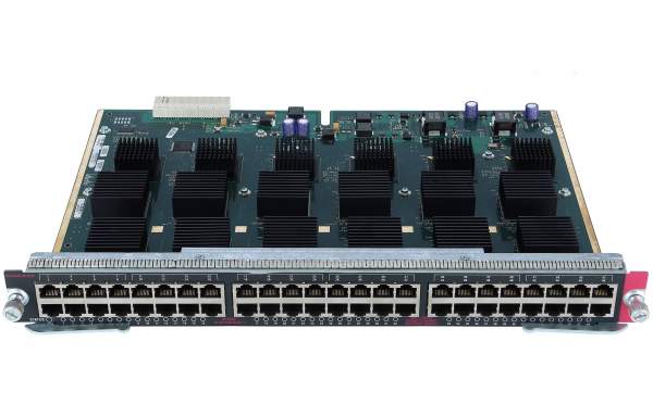 Cisco - WS-X4448-GB-RJ45 - 48-port 10/100/1000BASE-TX Gigabit Ethernet switching module - Gestito - Full duplex