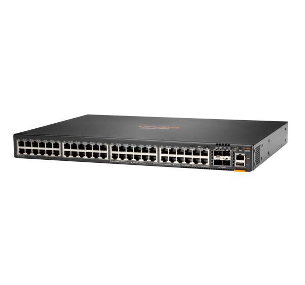 HPE - JL726B#ABB - Aruba Networking CX 6200F 48G 4SFP+ Switch - L3 - Managed - 48 x 10/100/1000 + 4 x 100/1000/10G SFP+ - front and side to back - rack-mountable